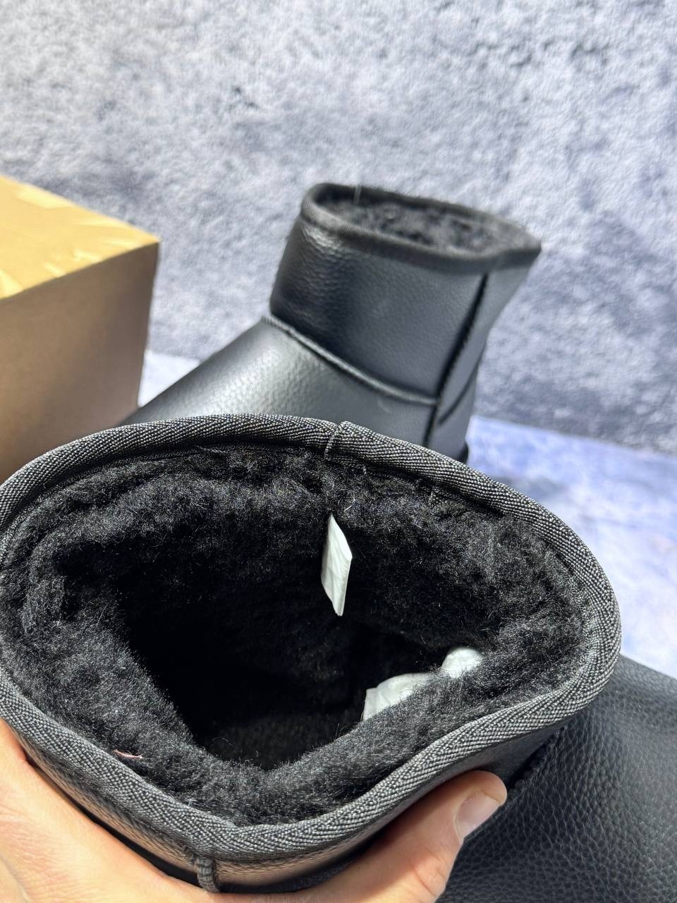 ugg mens classic mini leather black,мужские угги,graceland угги черные,зимний  мужской,угги мужские черные