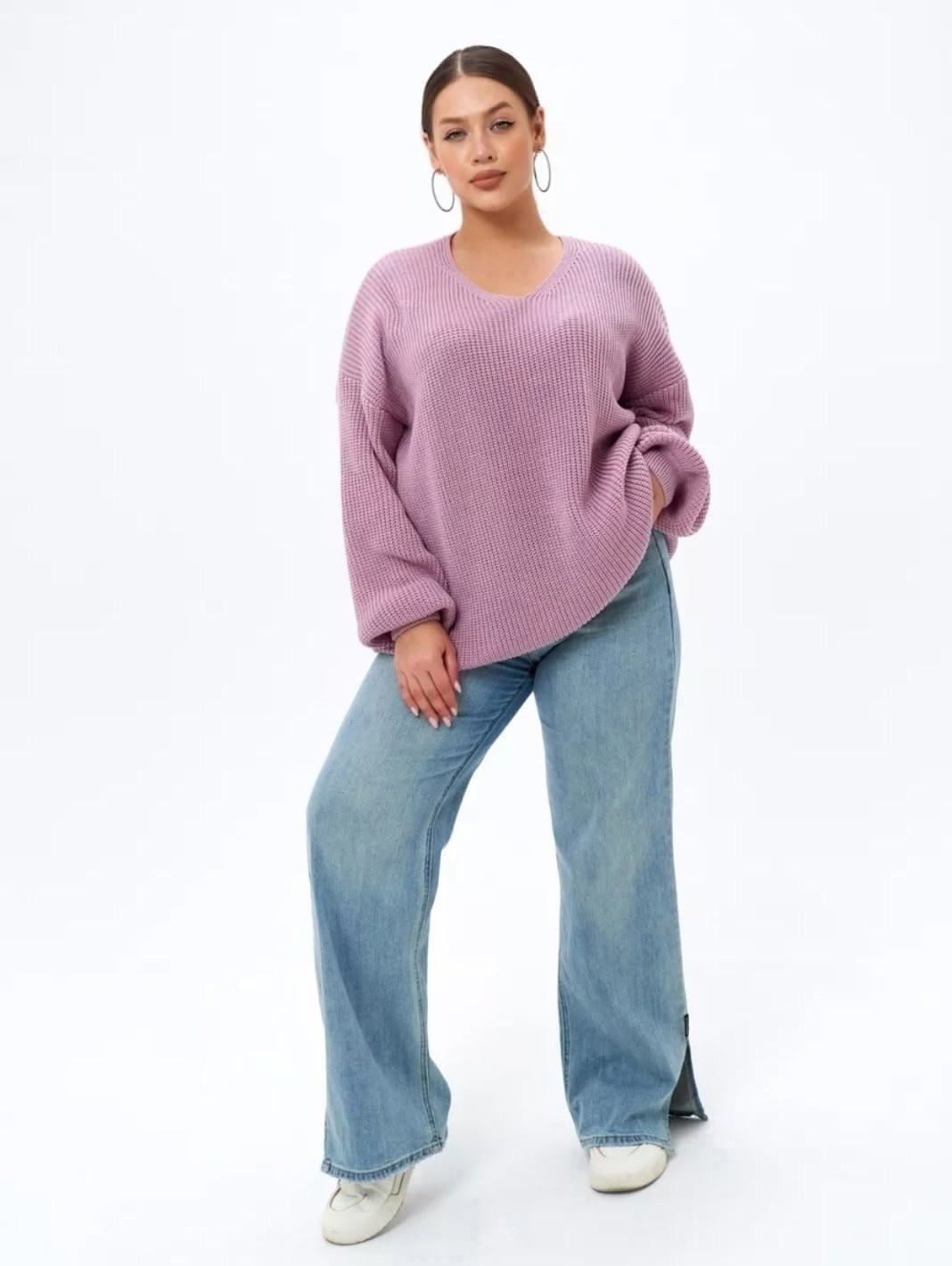 модный джемпер,джемпер оверсайз вязаный,женский вязаный джемпер оверсайз,кофта вязаная,свитеры модные