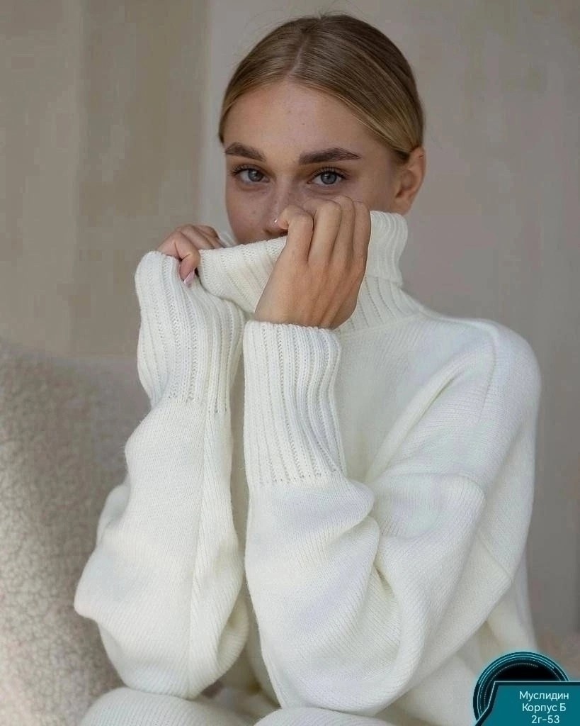свитер с воротником,женский свитер,вязаные свитера,свитер,свитер с высоким воротником
