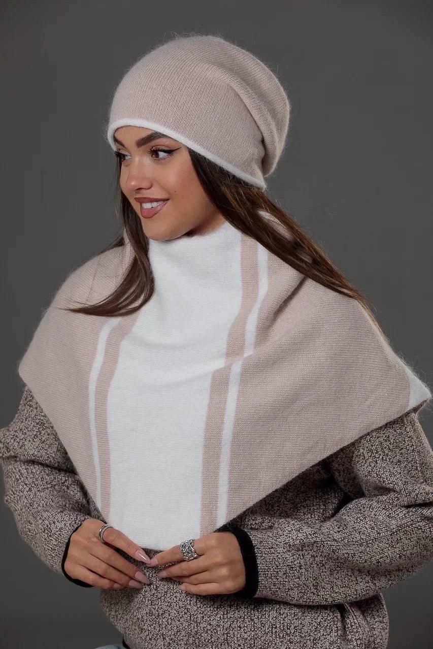 комплект шапки,шапка с шарфом,шапка комплект шарфом,шапка для женщин,вязаная шапка