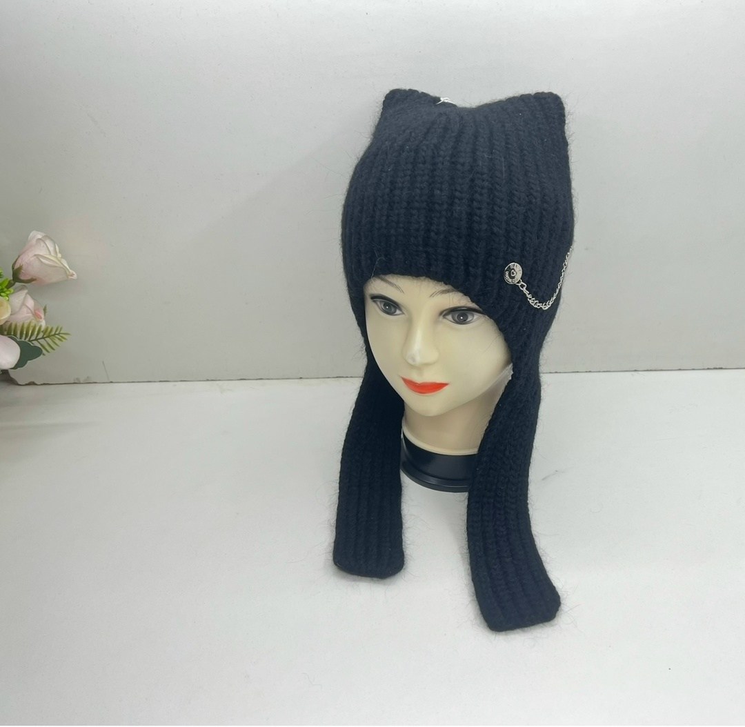 шапочка с ушками,шапка вязаная,вязаная шапка с ушками,детские вязаные шапки,шапка для девочек