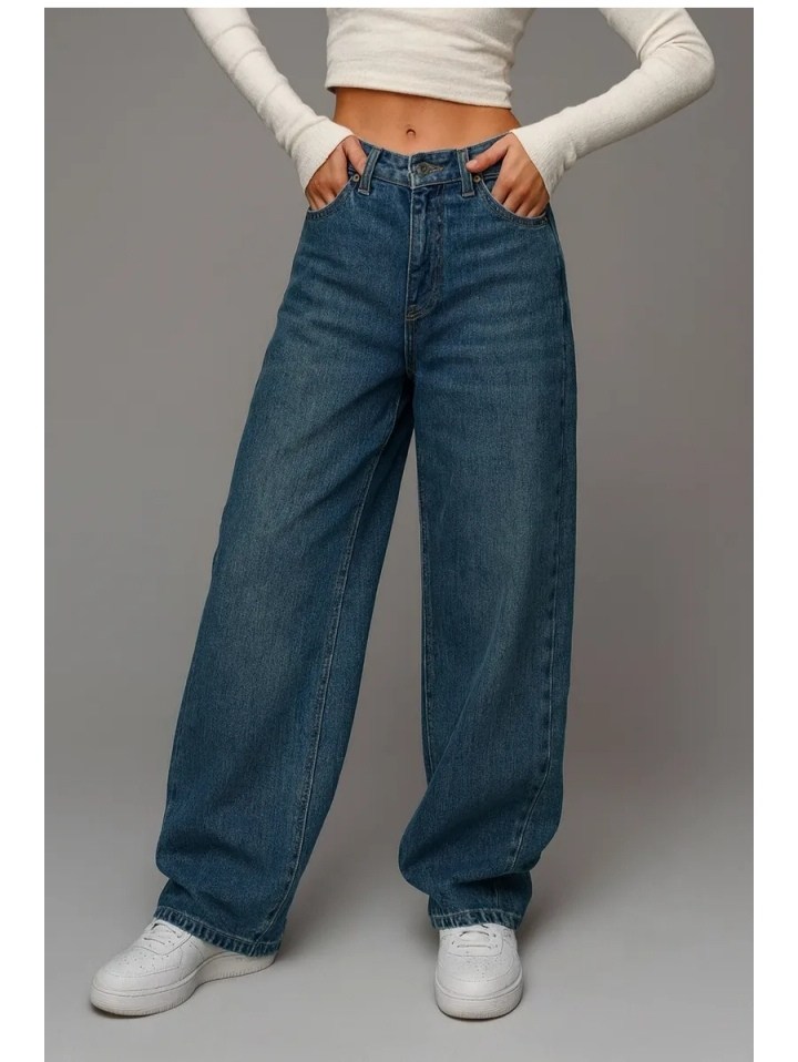 джинсы широкие,женские широкие джинсы,женские джинсы,синие джинсы широкие,джинсы брюки