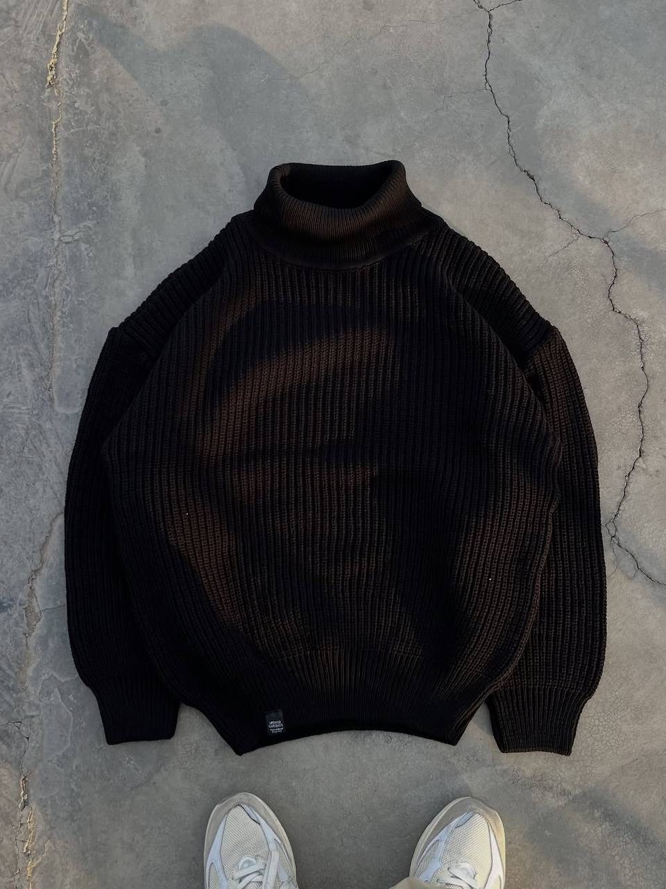 объемный свитер,свитер с высоким воротом,свитер,свитер с высоким воротником,свитер оверсайз спицами