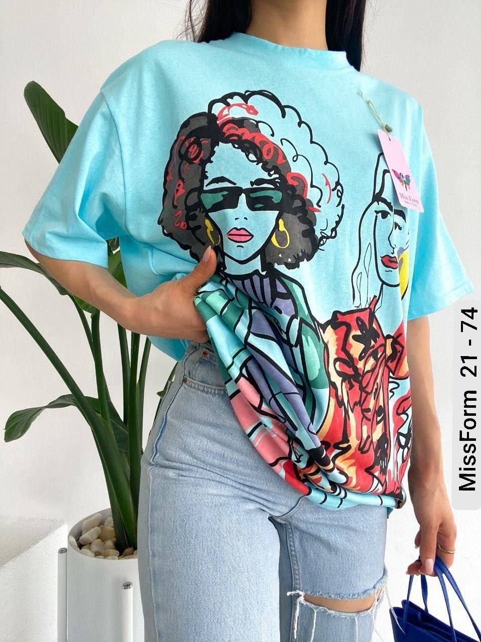женская футболка, ,женская майка,футболка оверсайз,принты на футболки оверсайз