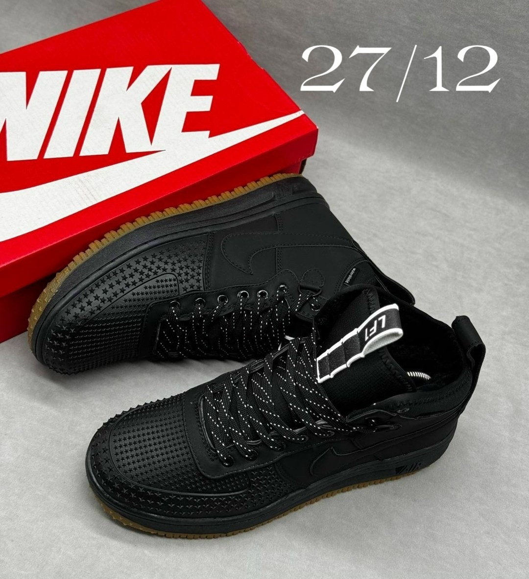 кроссовки nike lunar force 1 duckboot,nike lunar force 1 duckboot,nike lunar force 1 duckboot black gum,nike lunar force 1 duckboot черные,кроссовки nike lunar force 1