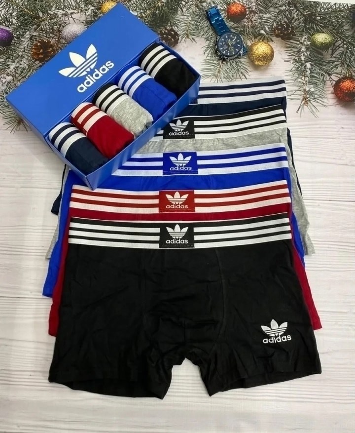 набор трусов адидас мужских,набор трусов adidas,трусы, комплект трусов боксеры ecotime adidas,трусы adidas,мужские трусы адидас 5 шт