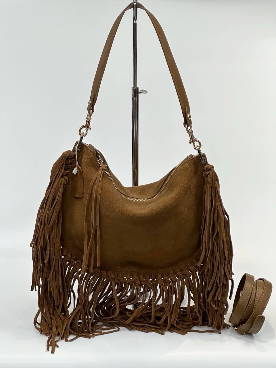 замшевая сумка,сумка с бахромой,сумка через плечо с бахромой,сумка женская с бахромой,сумка