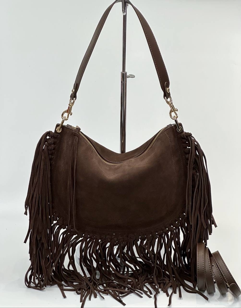 замшевая сумка,сумка с бахромой,сумка через плечо с бахромой,сумка женская с бахромой,сумка