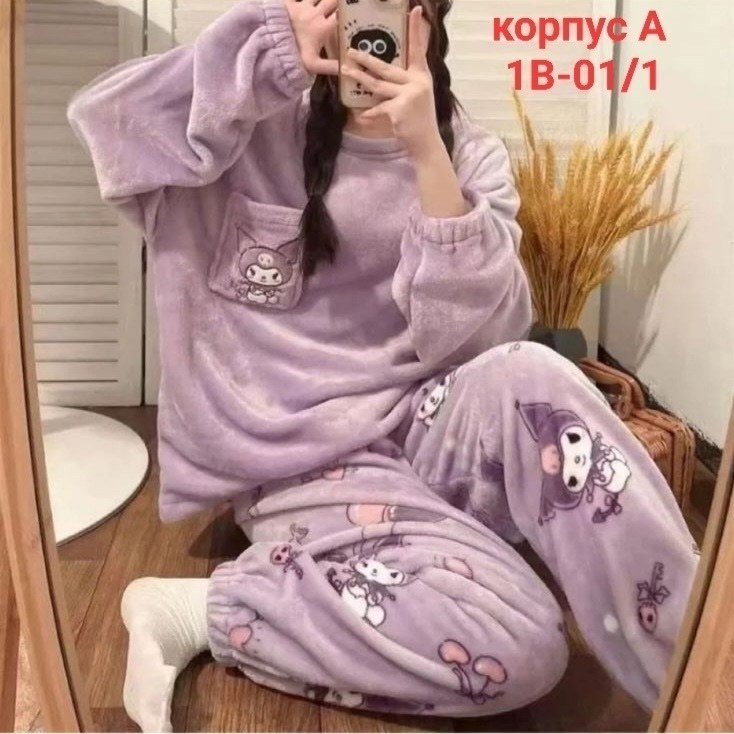 пижама женская со штанами теплая домашняя плюшевая,костюм теплый женский домашний пижама плюшевая,пижама женская теплая,пижама со штанами теплая домашняя плюшевая,теплая пижама