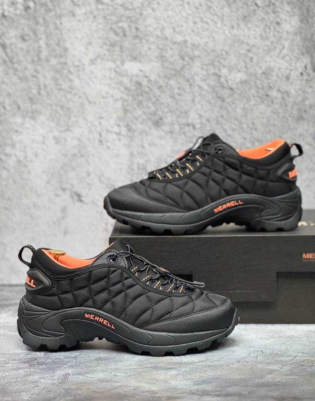 мужские кроссовки merrell,зимние кроссовки merrell,merrell ice cap moc 2 black/orange,кроссовки мужские на зиму мерелл,merrell ice cap moc 2