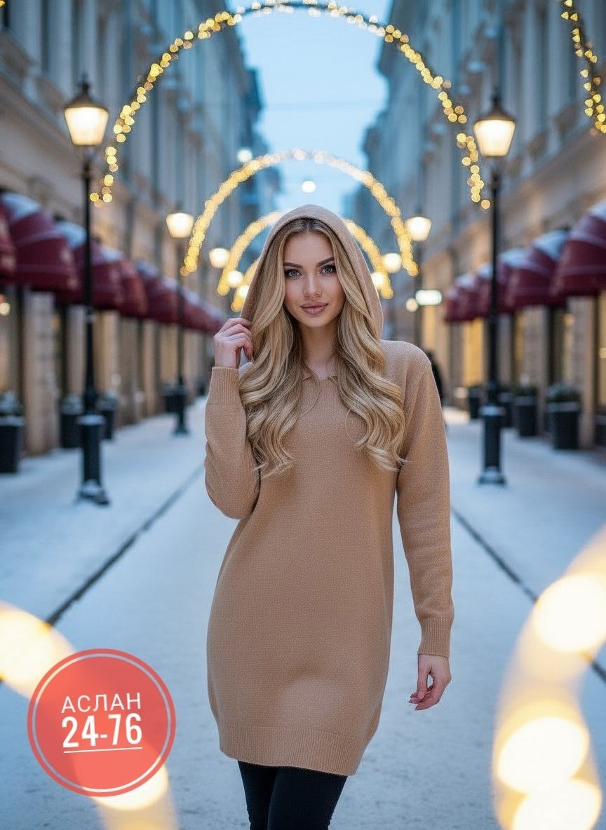 трикотажное платье,шерстяное платье,спортивное платье с капюшоном,платье женская,трикотажное платье с капюшоном