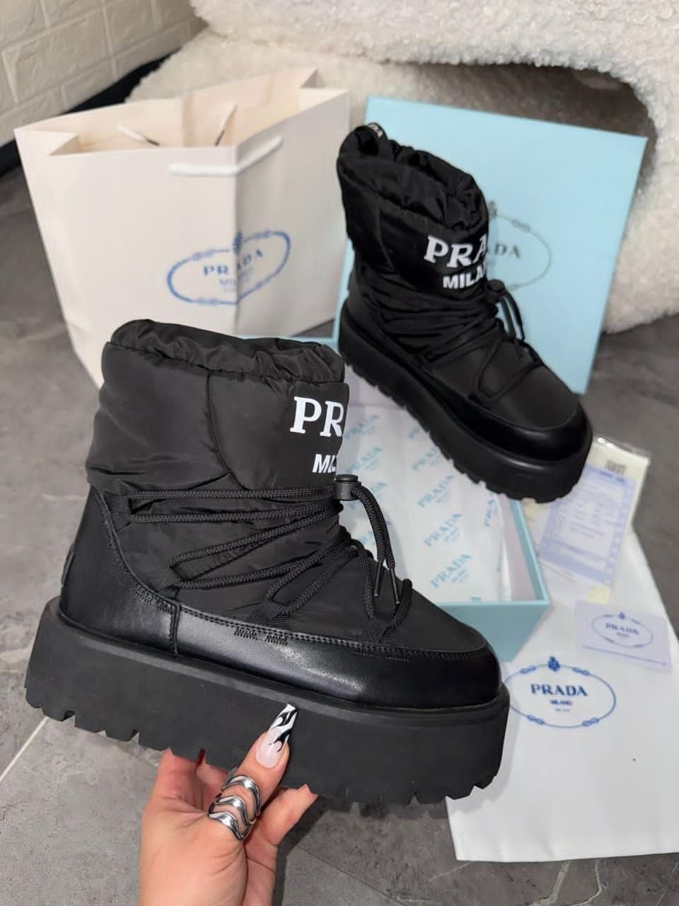 дутики prada,дутики прада женские,дутики прада,дутики женские,дутики зимние женские