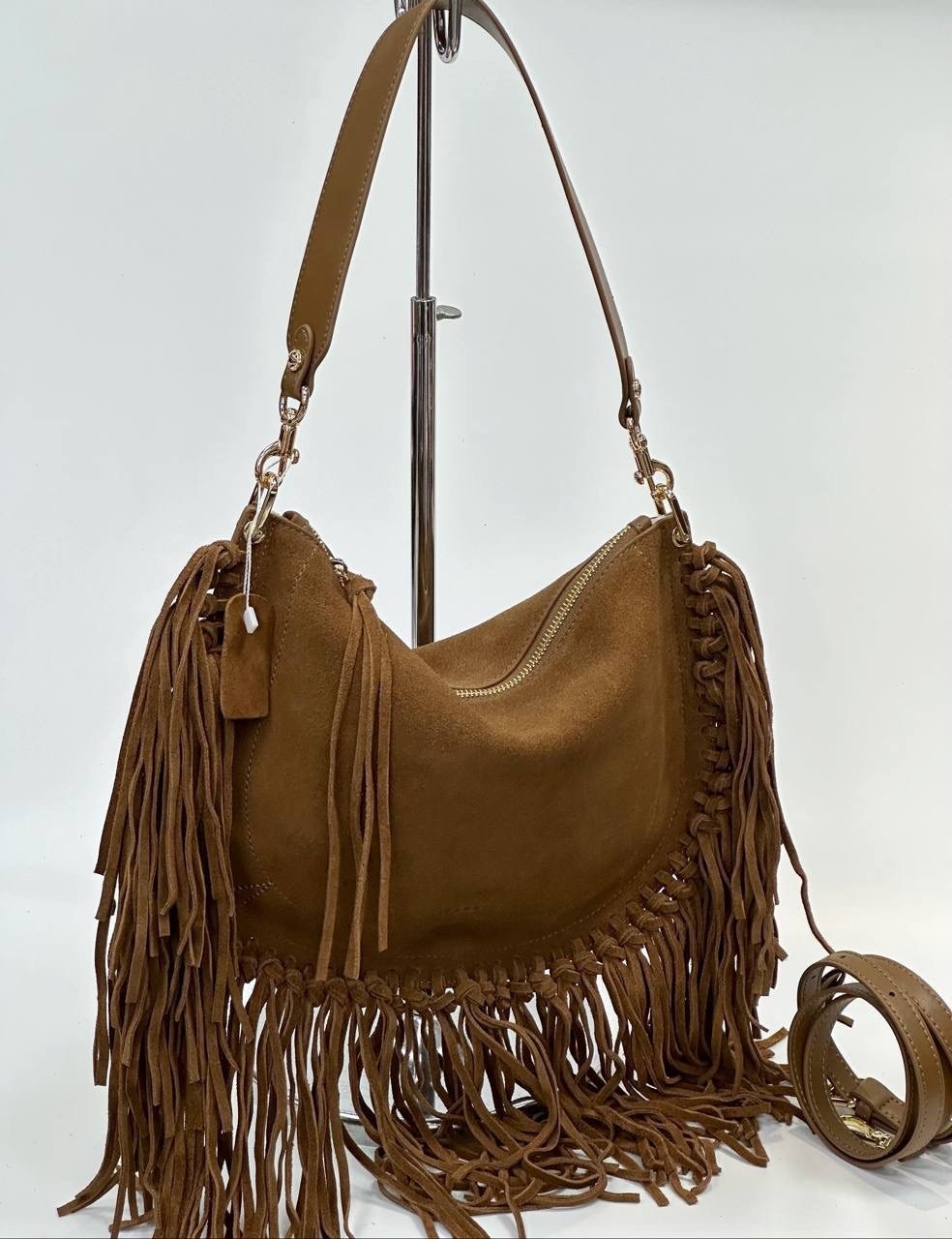 замшевая сумка,сумка с бахромой,сумка через плечо с бахромой,сумка женская с бахромой,сумка