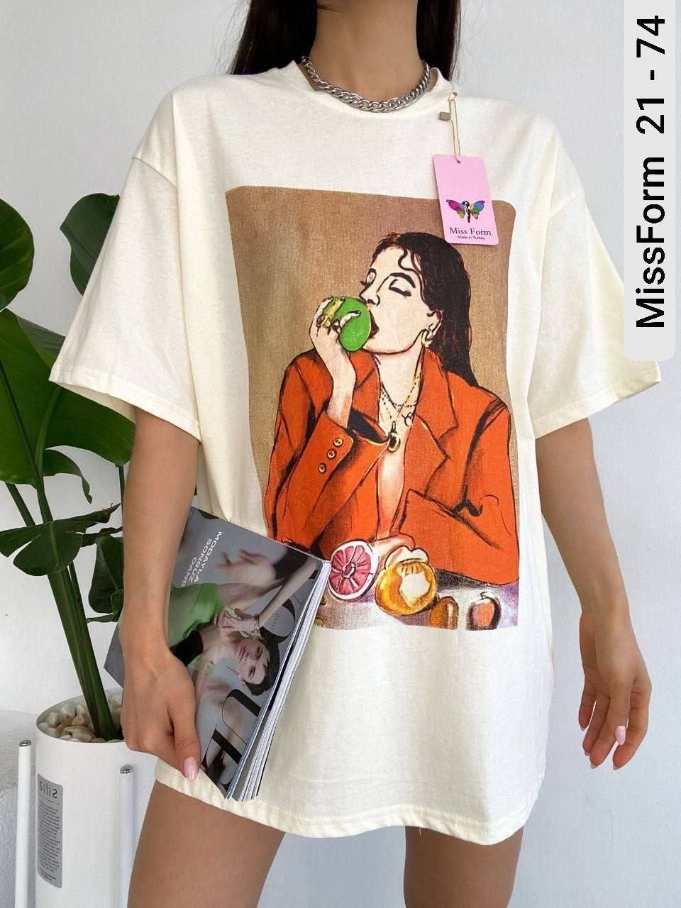 женская футболка, ,женская майка,футболка оверсайз,принты на футболки оверсайз