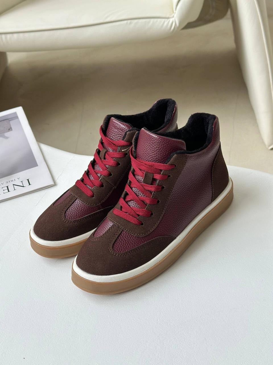 ,кроссовки loro piana,кроссовки бордовые,бордовые кеды,бордовый