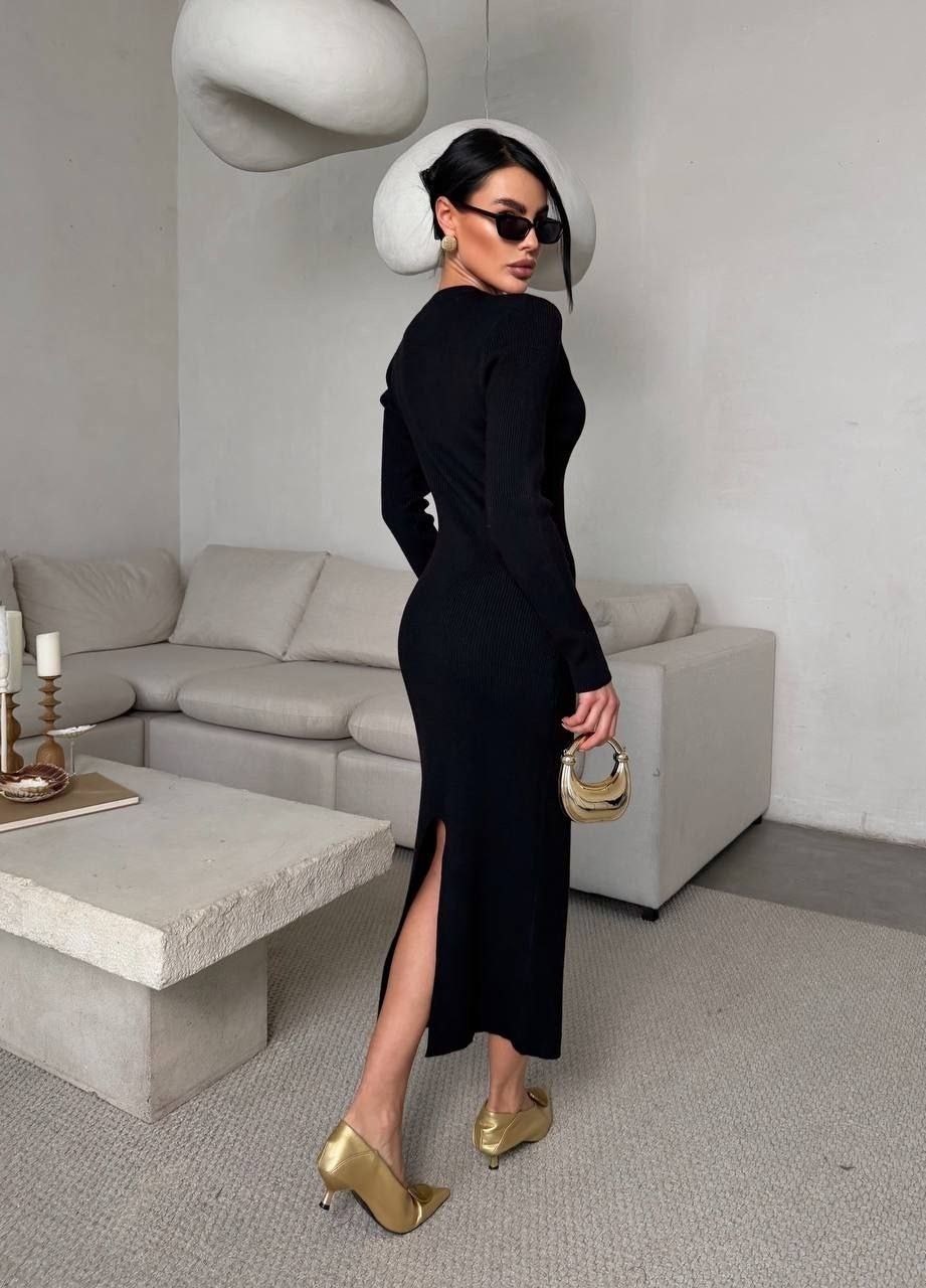 платье лапша,трикотажное платье,черное платье лапша,платье женская,платье стильное