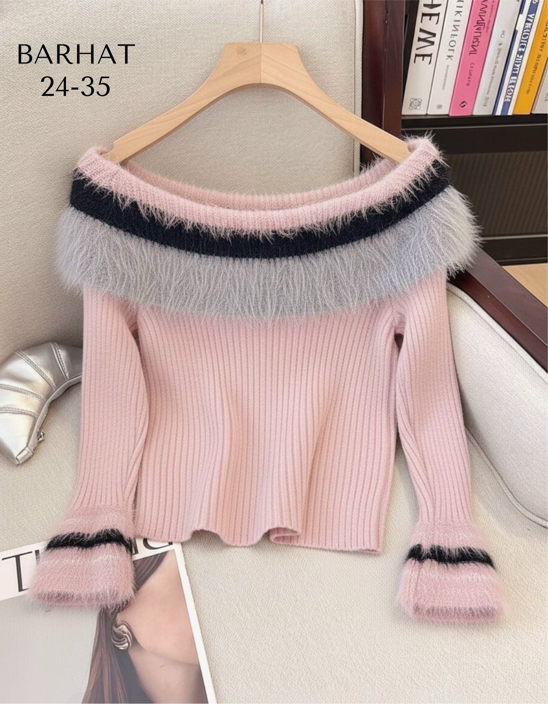 женский свитер,свитер с воротником,свитер с открытыми плечами,вязаные свитера,свитер пуловер