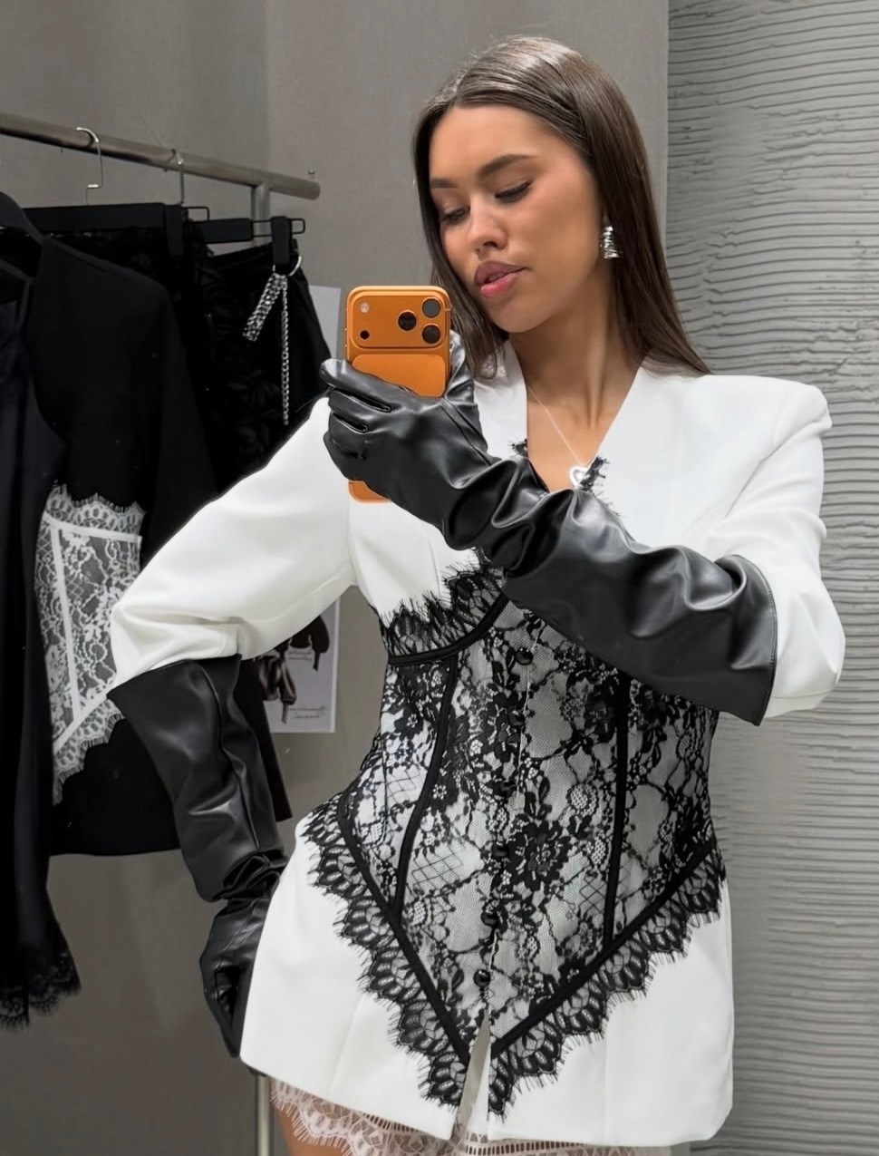 жакет с кружевом,пиджак кружевной,пиджак с кружевом,костюм с кружевом