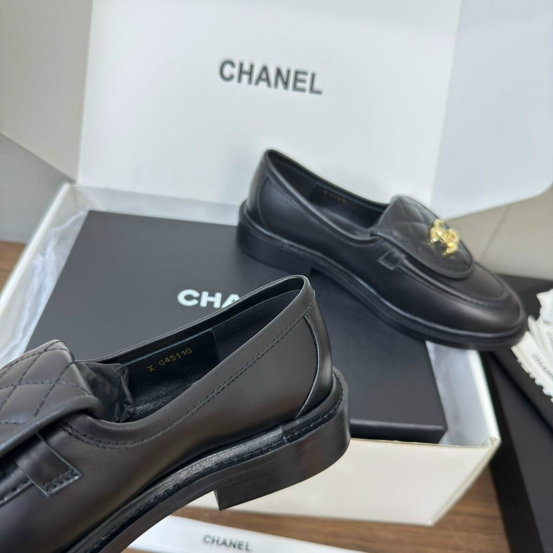 лоферы chanel,,туфли chanel,женские лоферы chanel,лоферы шанель