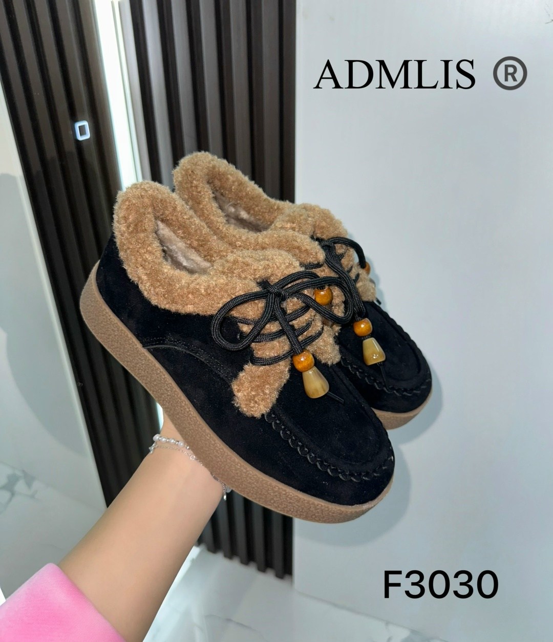 ,лоферы с мехам,лоферы на меху,женская , на плоской подошве