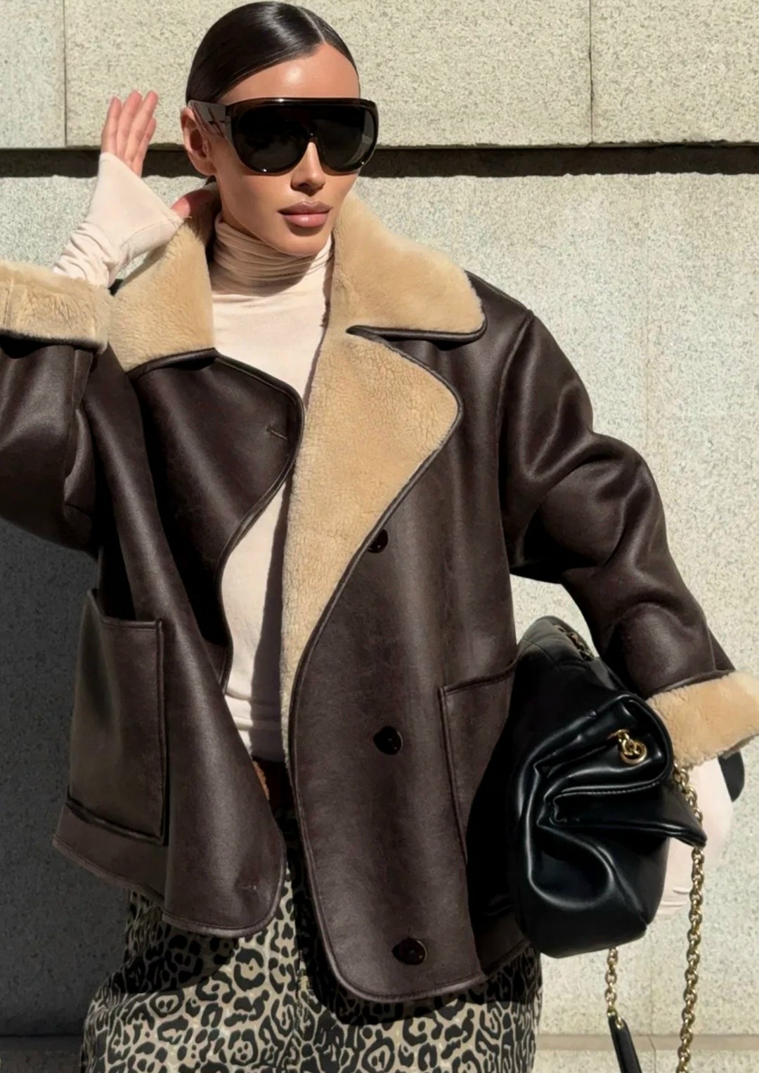 стильная дубленка,пальто модное,дубленка женская авиатор,дубленка оверсайз,модные дубленки