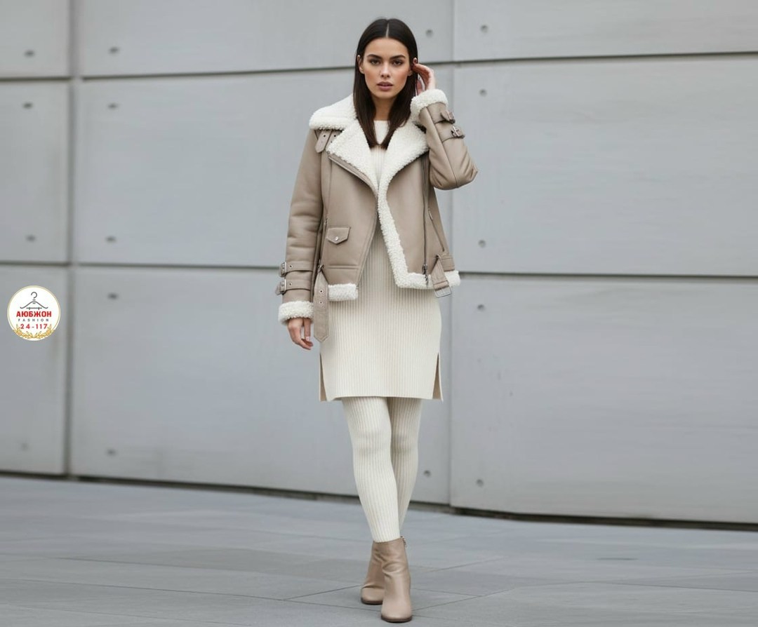 кожаная куртка,зимний стиль одежды,образы с черной дубленкой,зимняя мода,кожаная куртка зимняя