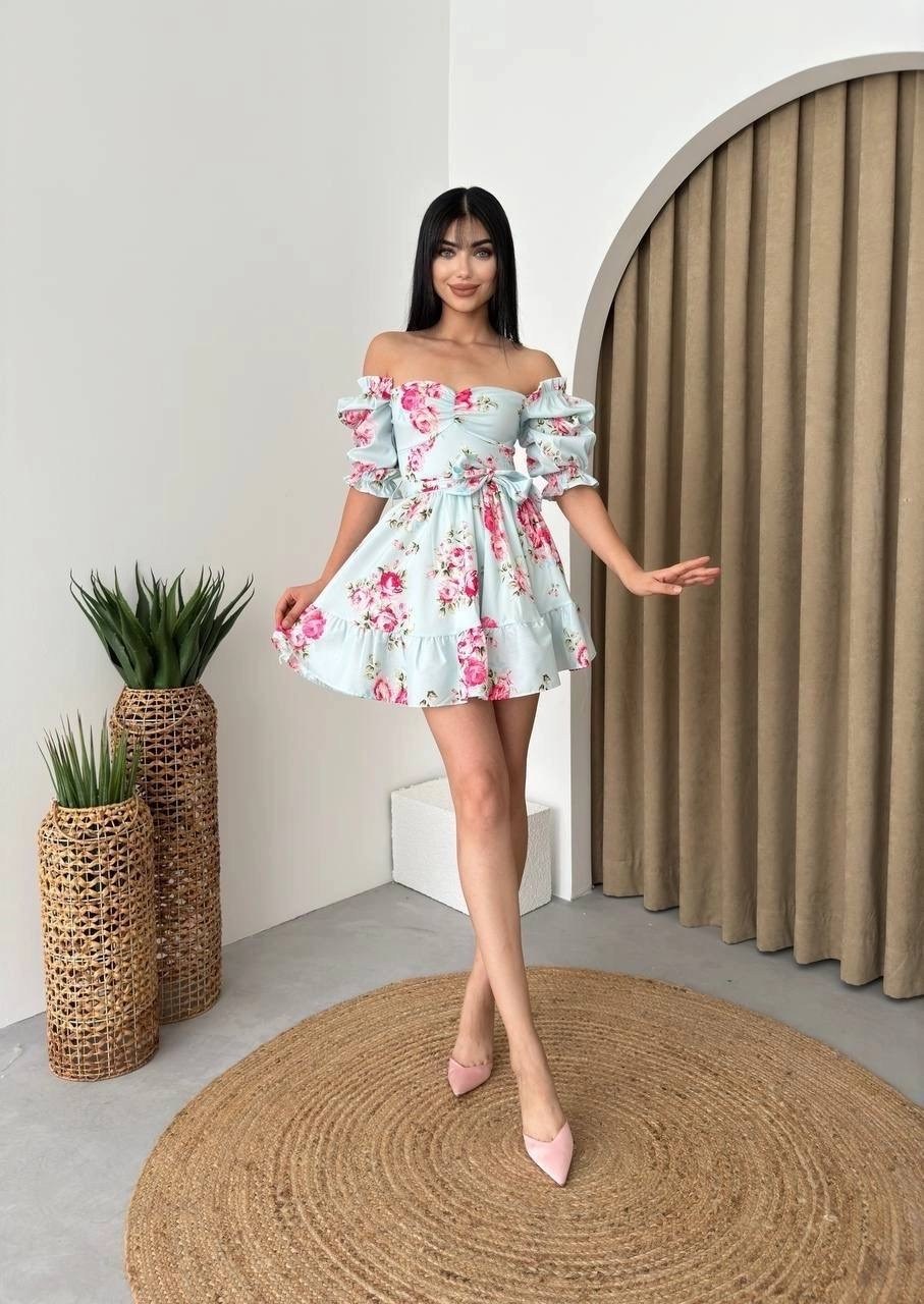 платье летнее,платье,голубое платье,нежное платье,mini elbise