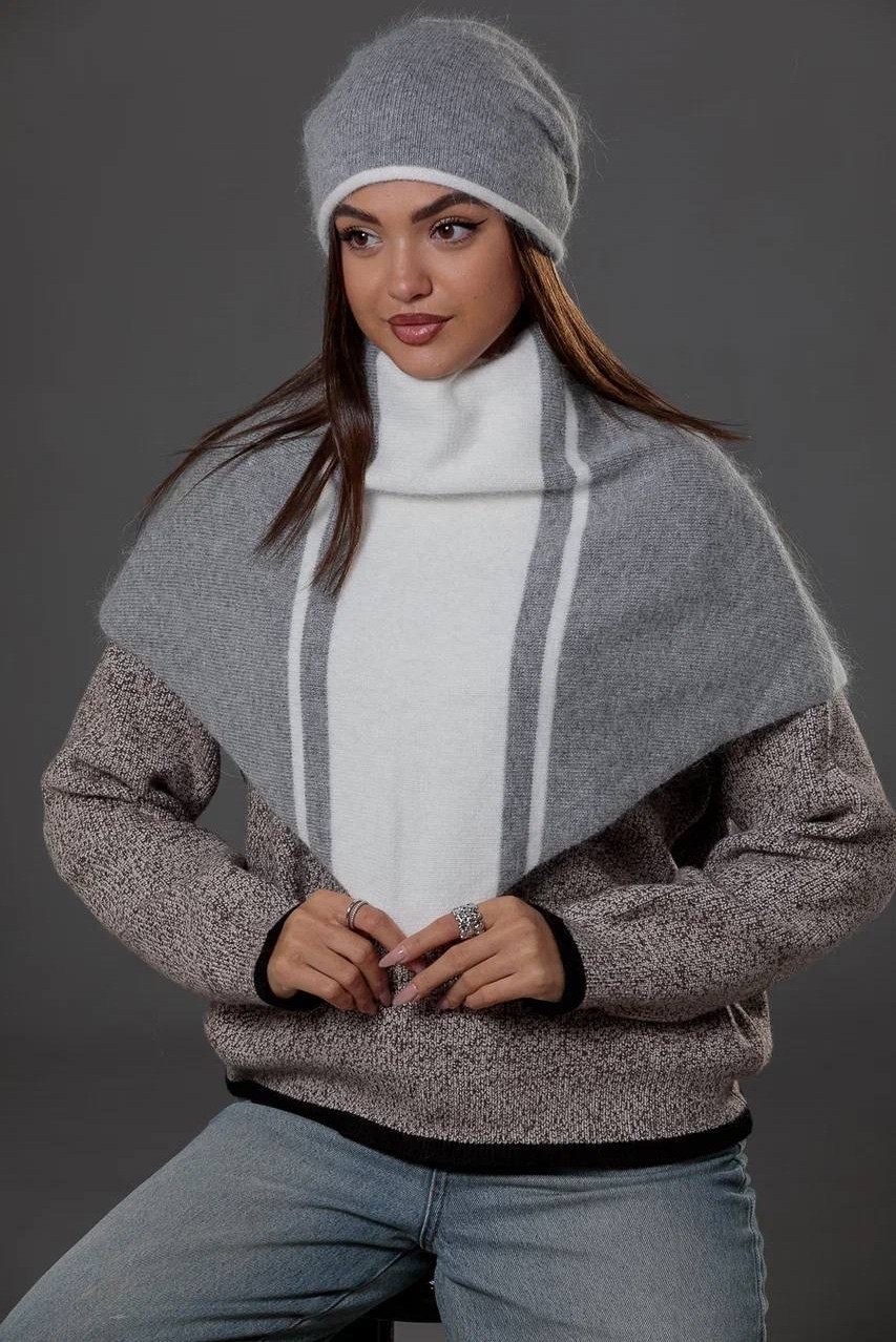 комплект шапки,шапка с шарфом,шапка комплект шарфом,шапка для женщин,вязаная шапка