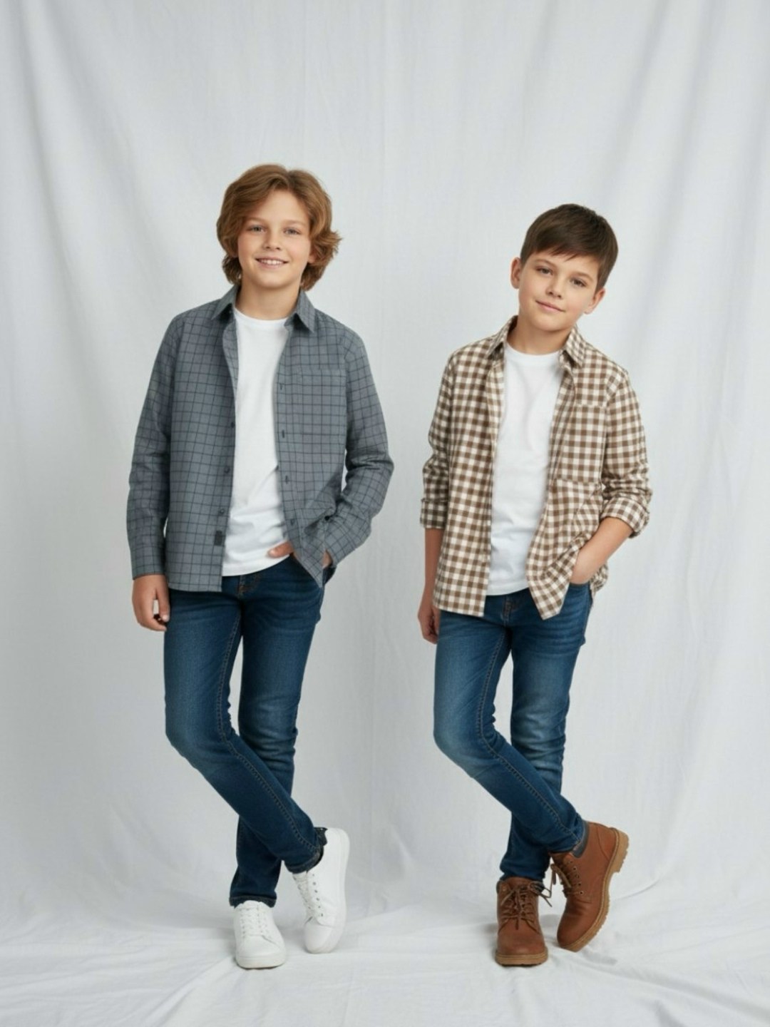 одежда для мальчика,джинсы для мальчик,рубашка для мальчика,модная ,рубашка в клетку для мальчика