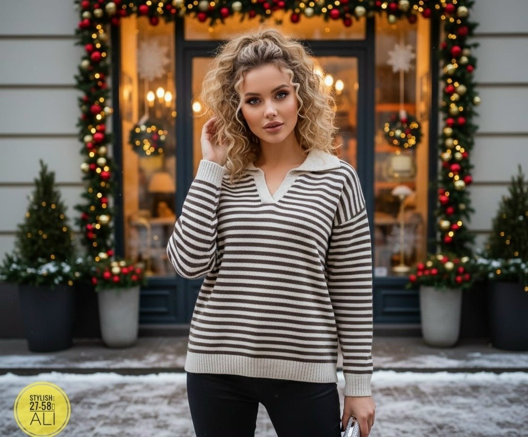 джемпер женский свободный в полоску кофта,джемпер,женский свитер,кофта женская,трикотажный свитер