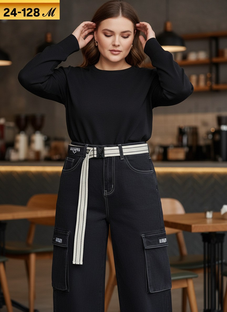 брюки джинсы,джинсы черные широкие,джинсы широкие карго,карго джинсы,брюки с карманами
