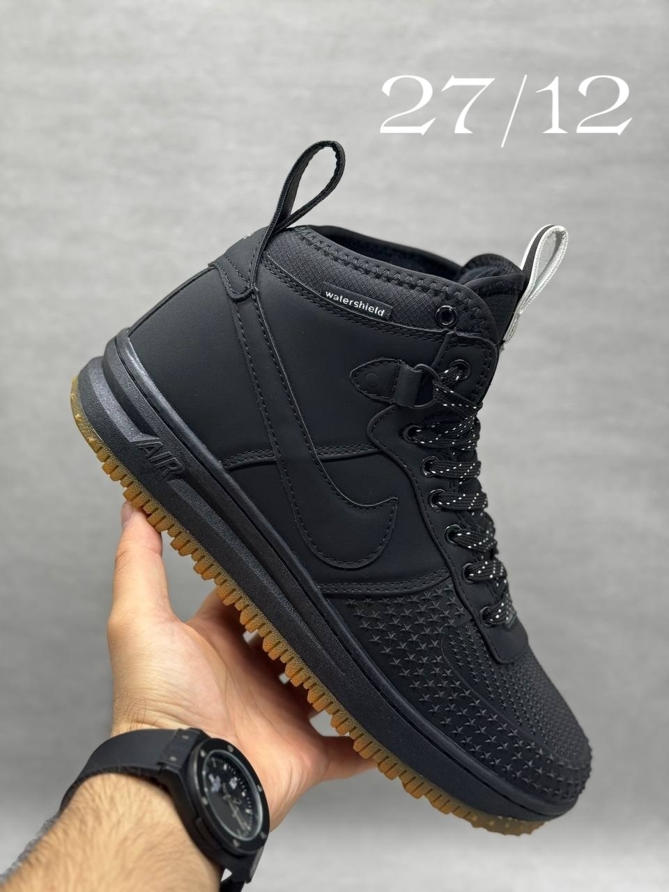 кроссовки nike lunar force 1 duckboot,nike lunar force 1 duckboot,nike lunar force 1 duckboot black gum,nike lunar force 1 duckboot черные,кроссовки nike lunar force 1