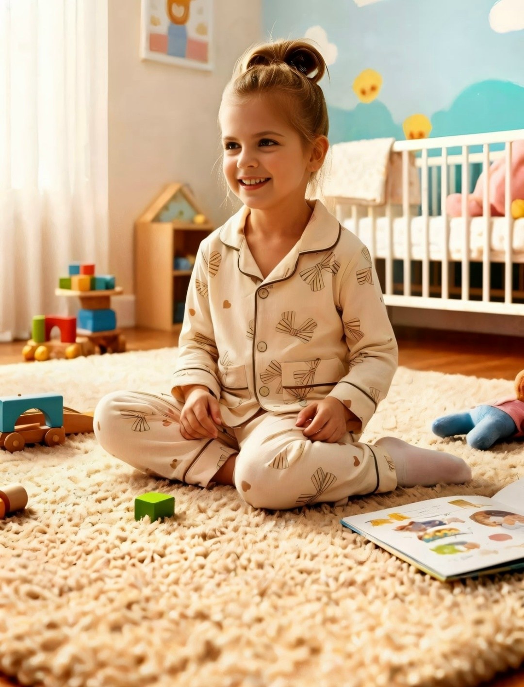 девочка в пижаме,пижамы детские,детская пижама,пижамы для малышей,детская пижама для мальчика и девочки