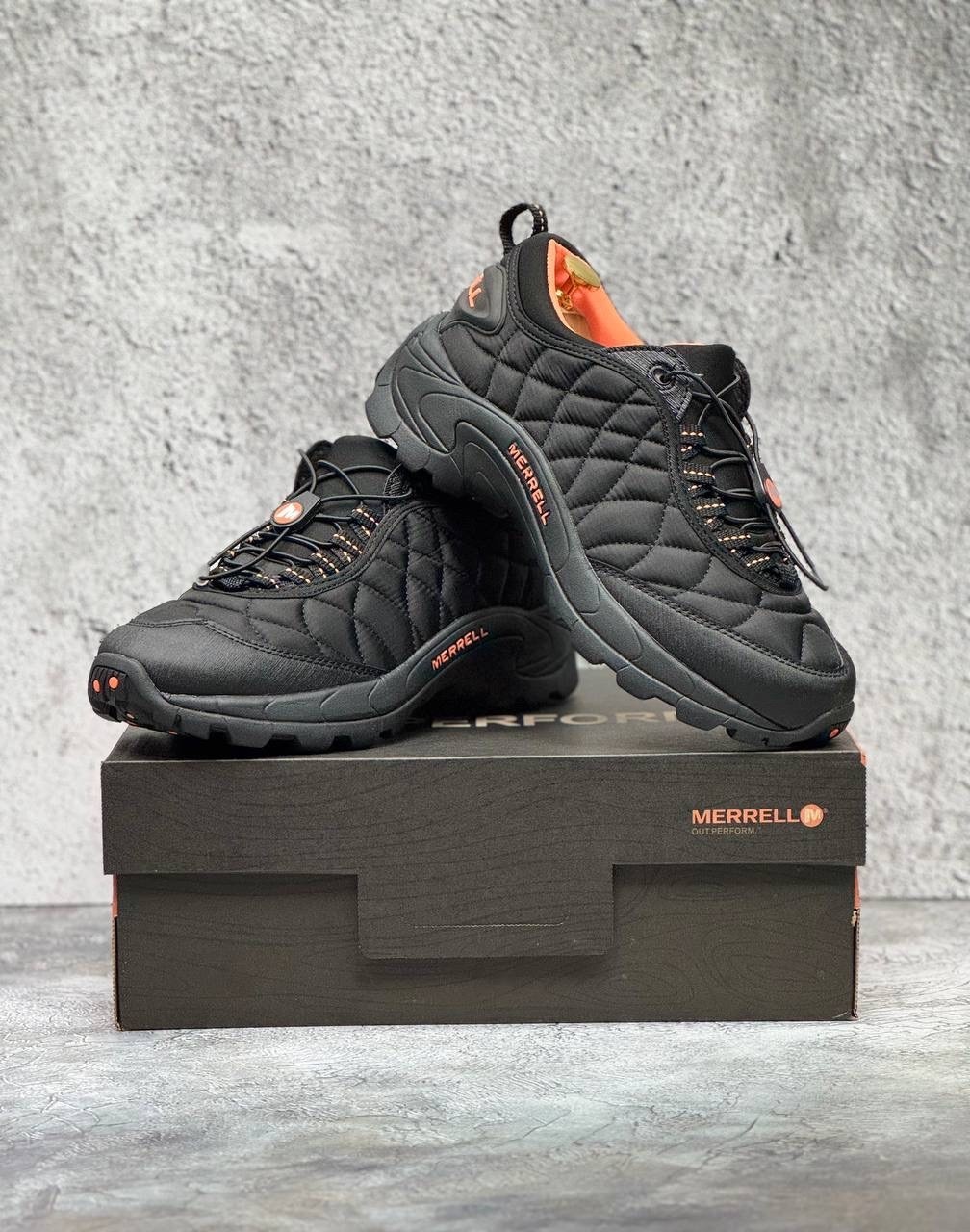 мужские кроссовки merrell,зимние кроссовки merrell,merrell ice cap moc 2 black/orange,кроссовки мужские на зиму мерелл,merrell ice cap moc 2