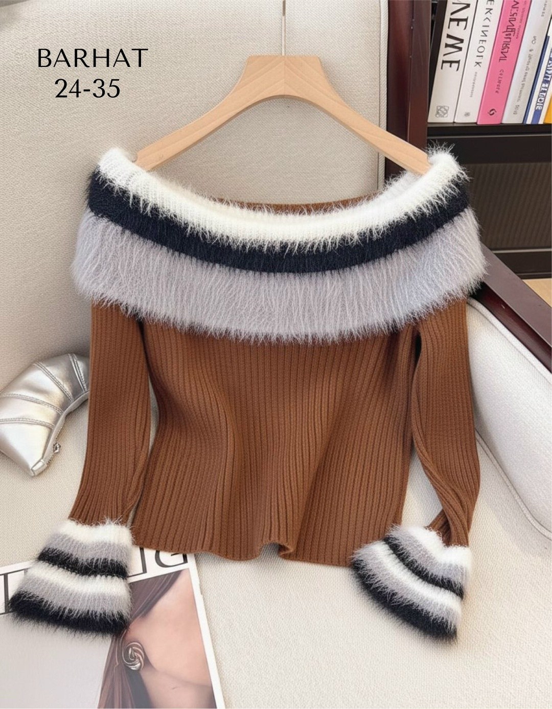 женский свитер,свитер с воротником,свитер с открытыми плечами,вязаные свитера,свитер пуловер