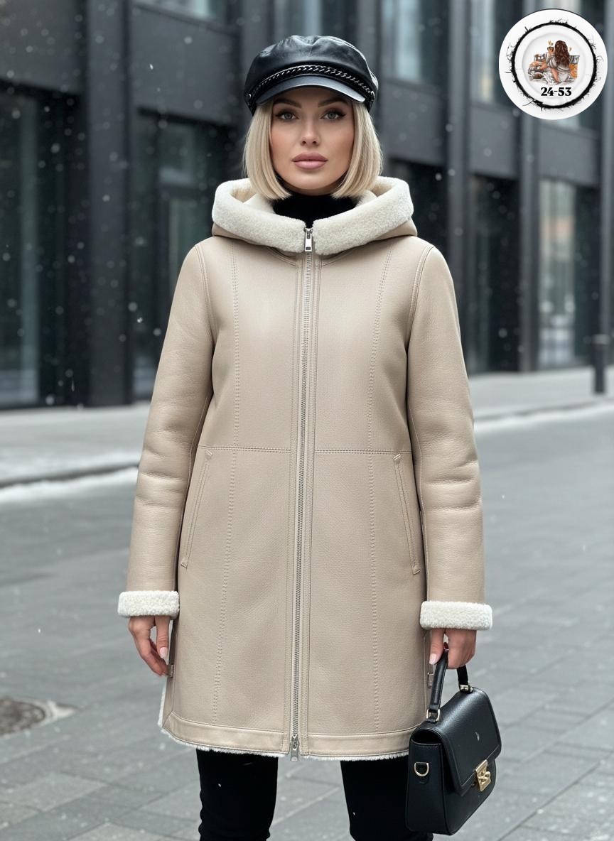 дубленка женская,белая дубленка,бежевая дубленка,дубленка с капюшоном,дубленка женская натуральная
