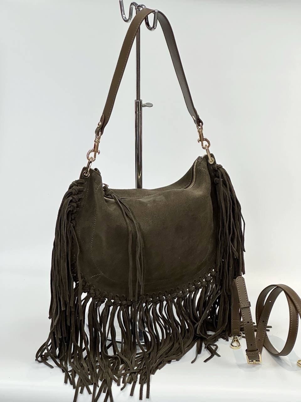 замшевая сумка,сумка с бахромой,сумка через плечо с бахромой,сумка женская с бахромой,сумка