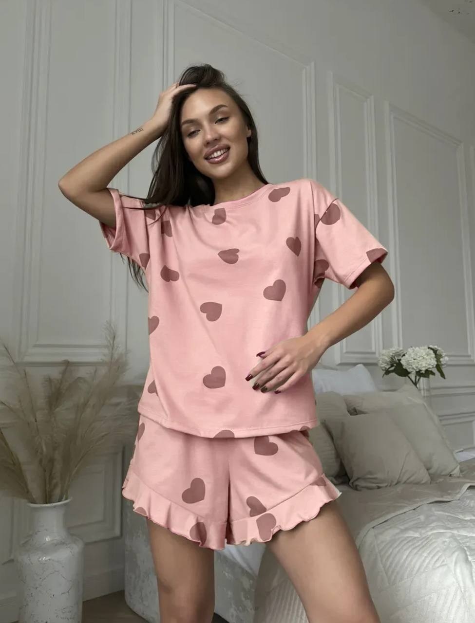 домашняя одежда пижама,пижамы женски,комплект пижама,пижама с шортами и футболкой,пижаме