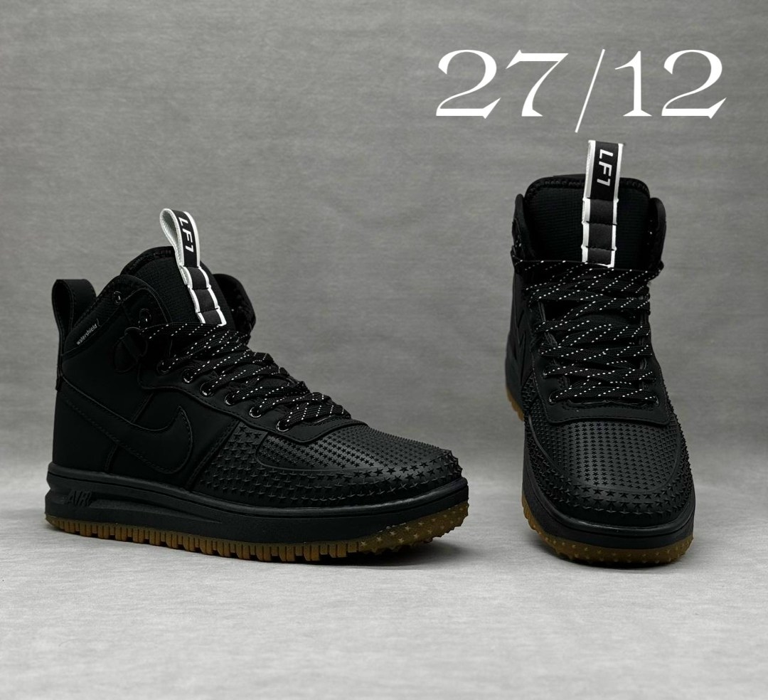 кроссовки nike lunar force 1 duckboot,nike lunar force 1 duckboot,nike lunar force 1 duckboot black gum,nike lunar force 1 duckboot черные,кроссовки nike lunar force 1