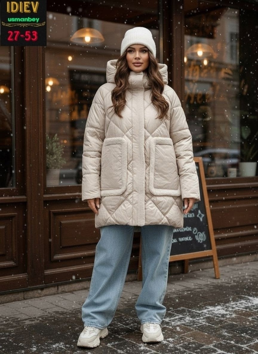 куртка зимняя женская удлиненная,женский зимний пуховик,женская зимняя куртка,удлиненная куртка,пуховик зимний длинный с капюшон