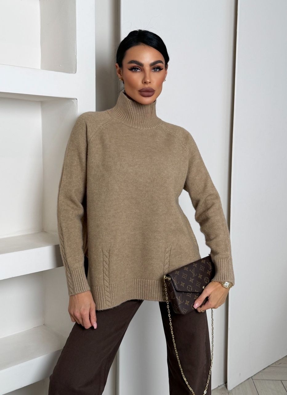 бежевый джемпер,женский свитер,бежевый свитер,свитер женский оверсайз,женская кофта