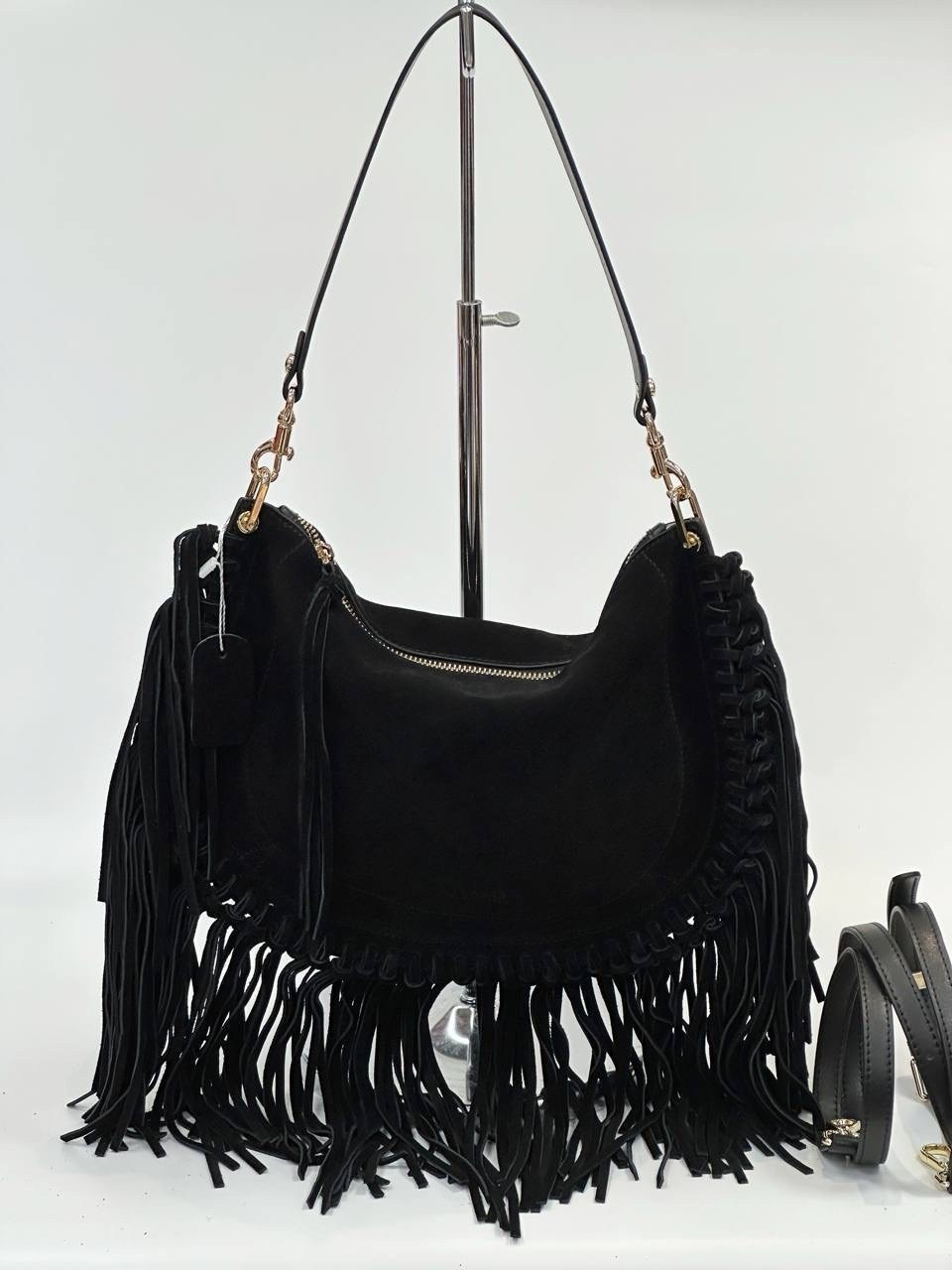 замшевая сумка,сумка с бахромой,сумка через плечо с бахромой,сумка женская с бахромой,сумка
