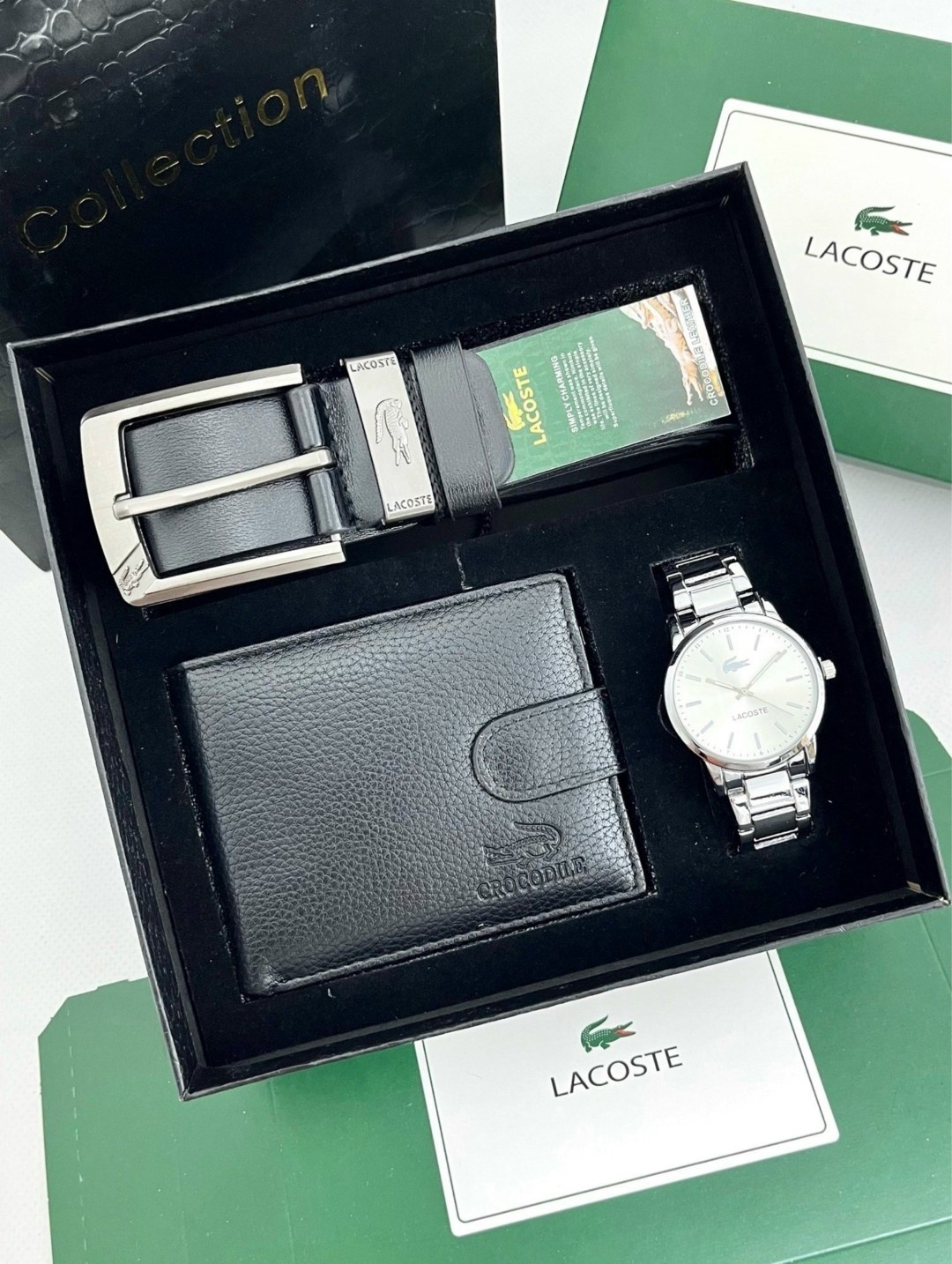 подарочный набор lacoste,мужской подарочный набор lacoste,мужские комплекты,lacoste портмоне,мужской подарочный набор