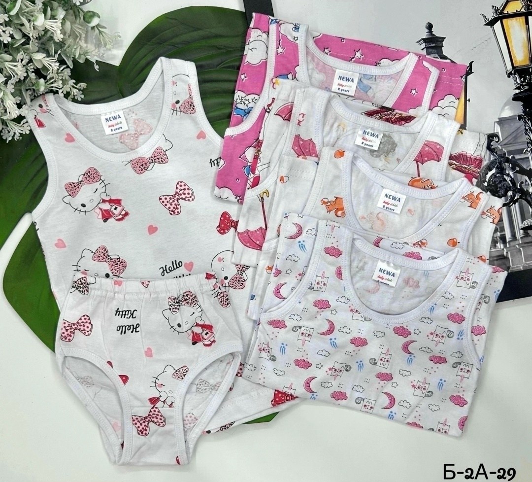 белье детское комплект,комплект нижнего белья для девочек,нижнее белье детское,детский комплект нижнего белья,комплект майка трусы для девочки