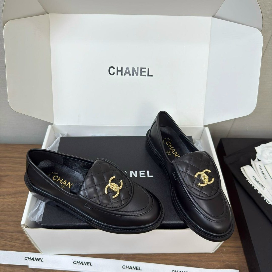 лоферы chanel,,туфли chanel,женские лоферы chanel,лоферы шанель