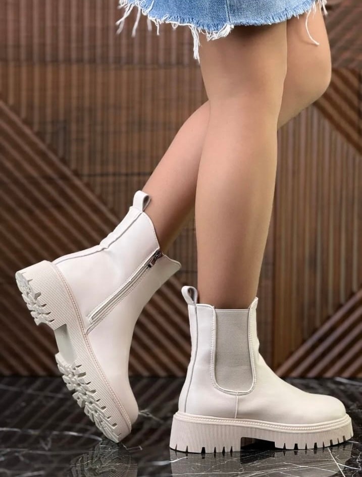 ,женские ботинки,ботинки челси женские белые,обуви,женские обуви