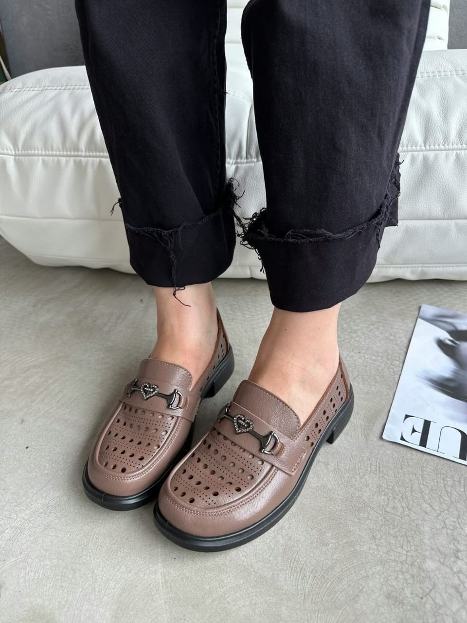 ,женские мокасины,женская ,летние мокасины,лоферы женские коричневые