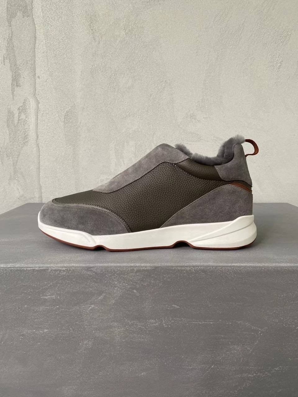 кроссовки loro piana,,кроссовки brunello cucinelli,кроссовки modular walk loro piana,замшевые кроссовки