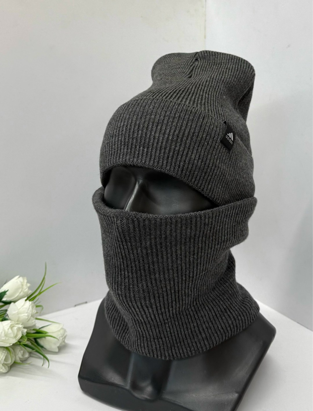 комплект шапка снуд,шапка со снудом мужская,комплект мужская шапка и снуд,комплект шапка на флисе и снуд,шапка со снудом комплект