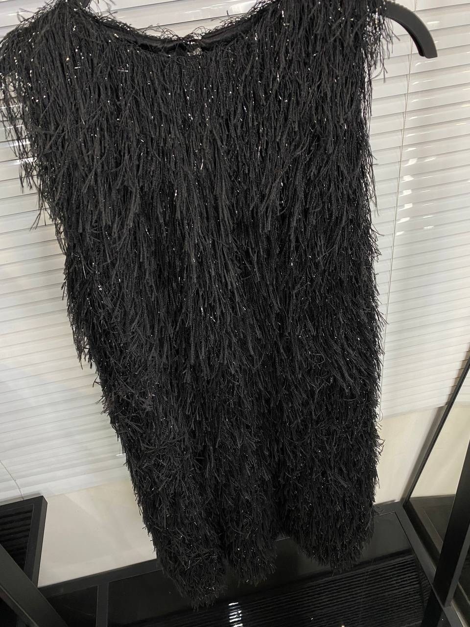 платье с перьями,платье,платье черное,платье бахрома,вечернее платье с бахромой